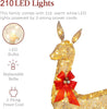 3-Piece Lighted Christmas Deer Family Set, Outdoor Holiday Decorations with LED Lights