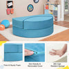 3Pcs Modular Kids Play Couch, Creativing Playroom Floor Sofa Furniture for Children, Removable Fabric Cover