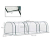 Mini Greenhouse Kit , Portable Tunnel Green House with Roll-Up Zippered Doors, UV Waterproof Cover, Steel Frame