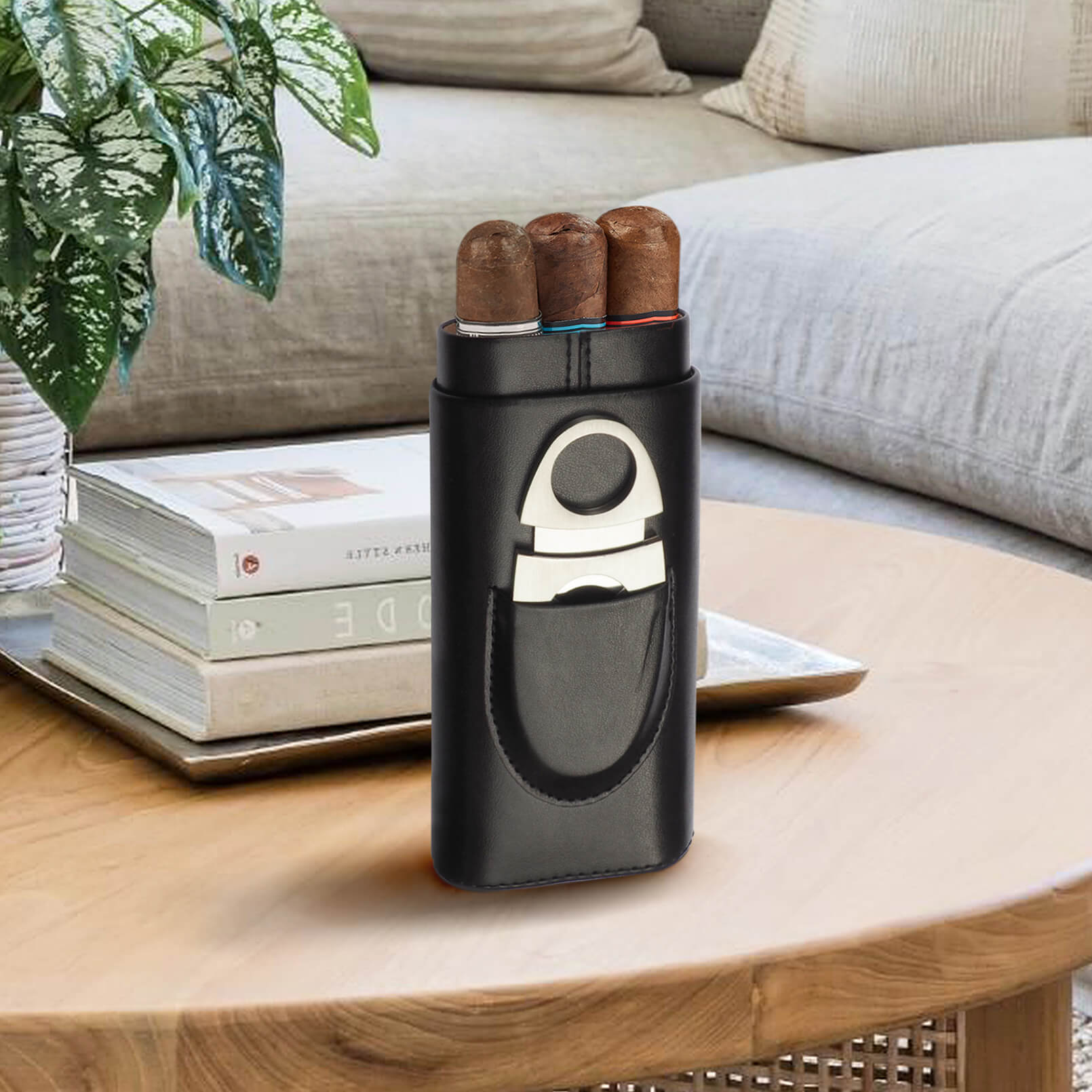 GUEVARA Cedar Wood Cigar Travel Humidor Box Portable Cigar Case W/ Hu –  guevara lux