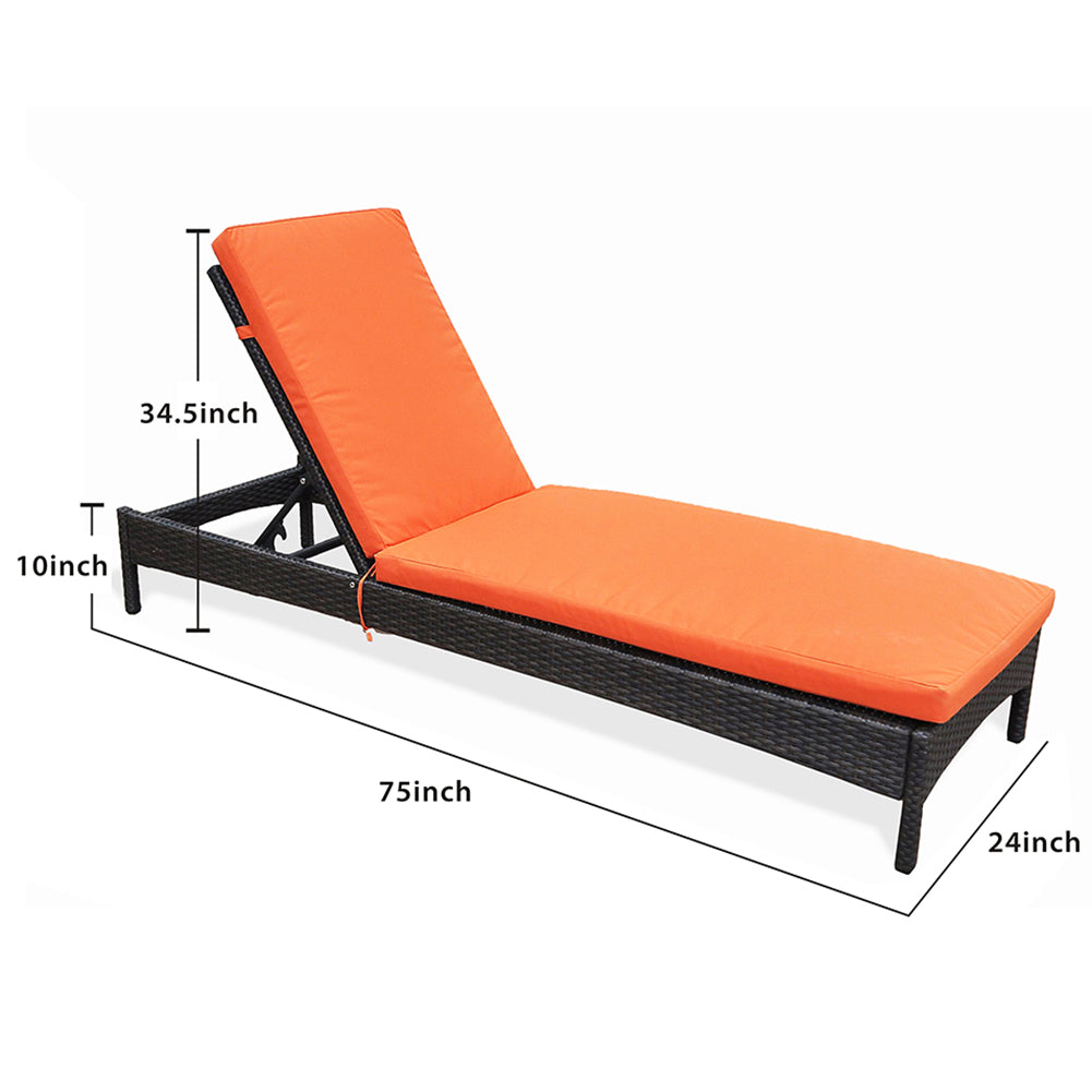  Reclining Chaise Lounge Chair4